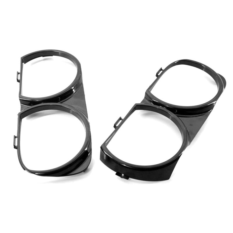 Front Lamp Bezel Trim 2pcs Transparent Exquisite Workmanship - Easy Installation Headlight Bezel Trim for Dodge Challenger 2015-2021 Left & Right - Image 2