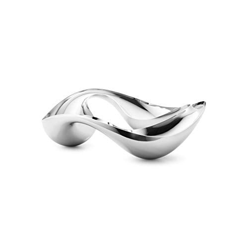 Georg Jensen Cobra Triple Snack Bowl, Stainless Steel - Image 3