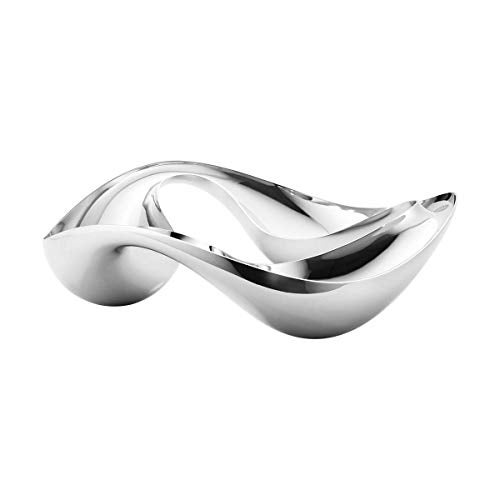 Georg Jensen Cobra Triple Snack Bowl, Stainless Steel - Image 1