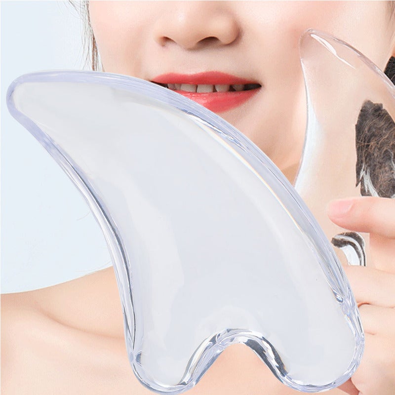 Resin Scraping Plate: 13 x 7 x 2cm Ergonomic Design - Smooth Skin-safe Surface Portable Massage Tool for Facial & Acupoint Massage - Image 5