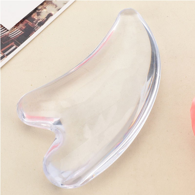 Resin Scraping Plate: 13 x 7 x 2cm Ergonomic Design - Smooth Skin-safe Surface Portable Massage Tool for Facial & Acupoint Massage - Image 4