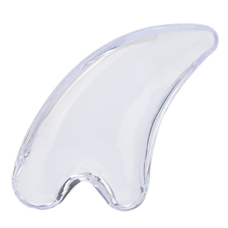 Resin Scraping Plate: 13 x 7 x 2cm Ergonomic Design - Smooth Skin-safe Surface Portable Massage Tool for Facial & Acupoint Massage - Image 1