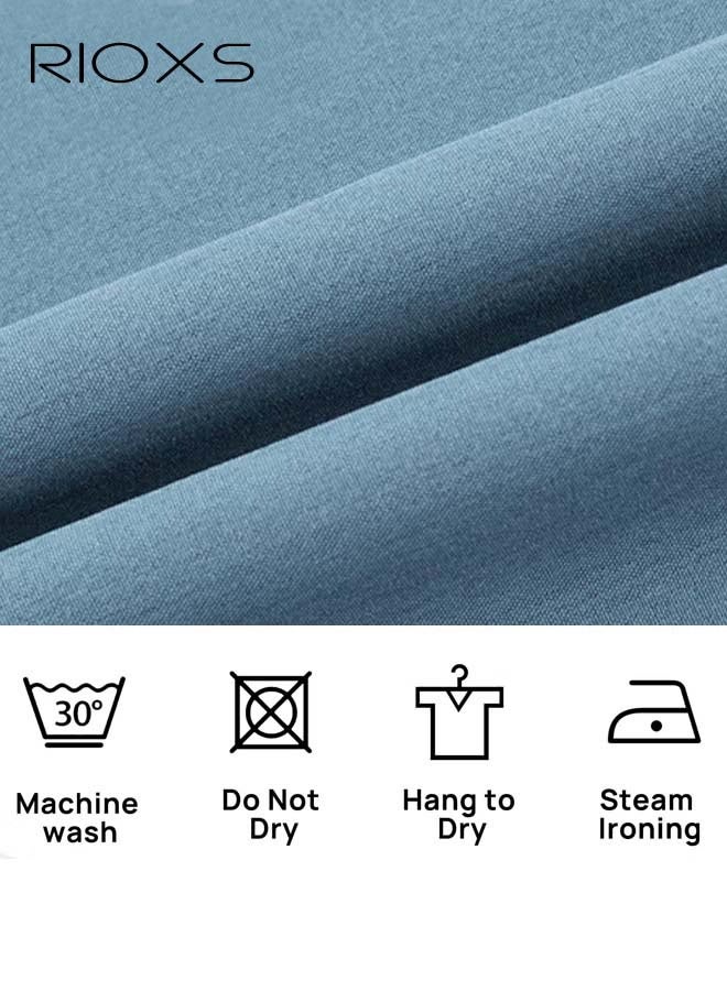 RIOXS Men's Formal Blazer, Slim Fit Two Button Classic Blazer Jackets,  Lightweight Suit Jacket with Full Polyester Lining, Made of Smooth Soft Non-deformable Materials, Perfect for Everyday, Business, Office, Dating, Parties and Wedding, Blue - Image 5