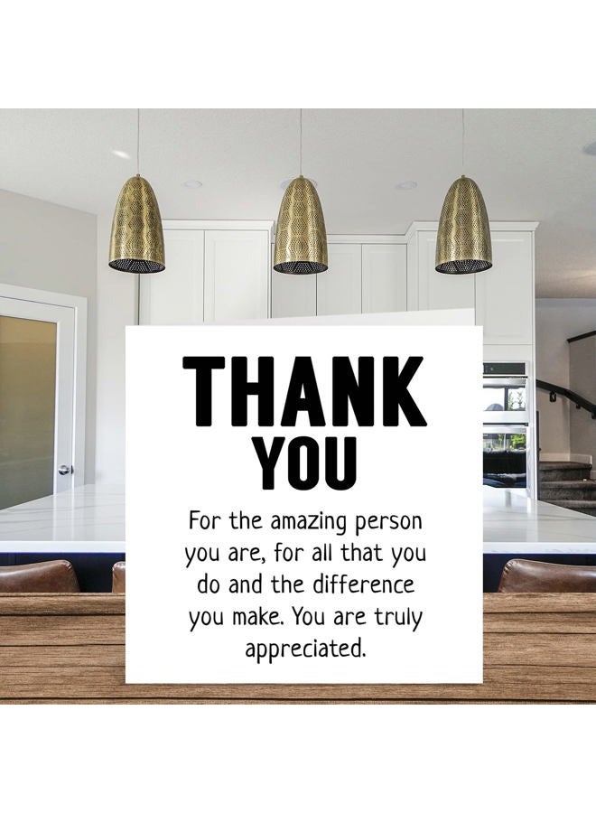 Stuff4 Thank You Cards - Amazing Person All You Do Truly Appreciated - Thankyou Cards for Him Her Men Women, Heartfelt Appreciation Card, 145mm x 145mm Thank You So Much Teacher Greeting Cards for Gifts - Image 3