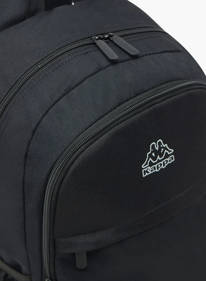 Kappa Colourblock Backpack with Adjustable Shoulder Straps - 45x31x14 cm