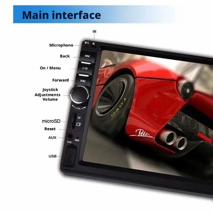 Popular 2 DIN Car Stereo with 7 Inch Screen, 2GB - Image 5