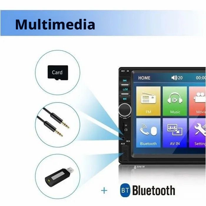 Popular 2 DIN Car Stereo with 7 Inch Screen, 2GB - Image 4