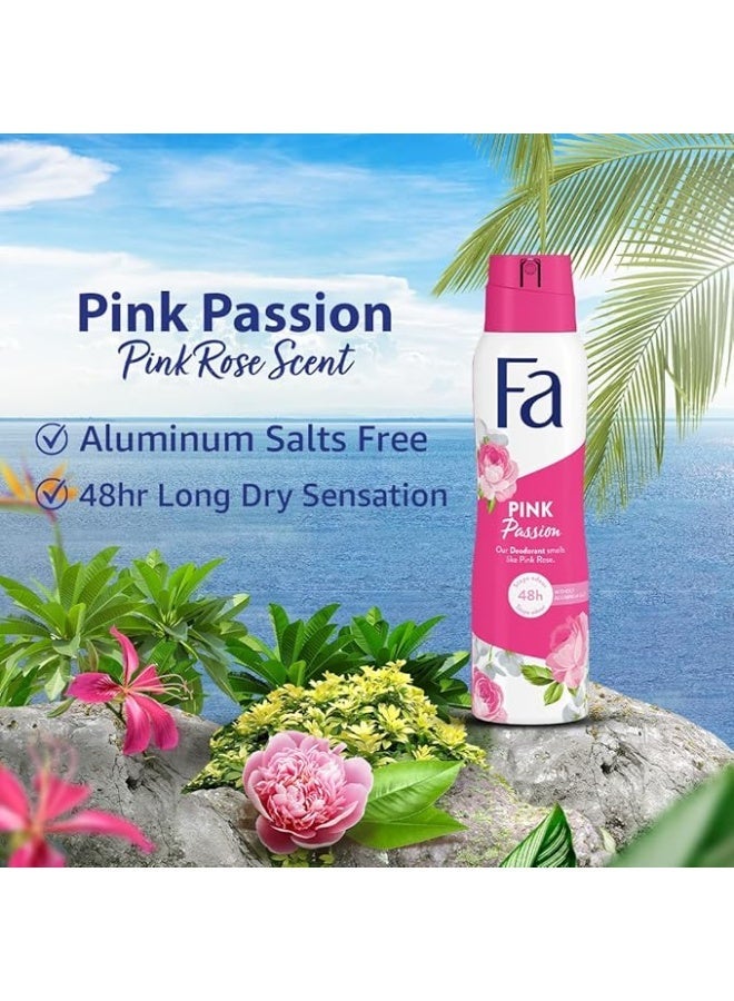 Fa Deodorant Pink Passion Spray 150 M - Image 2