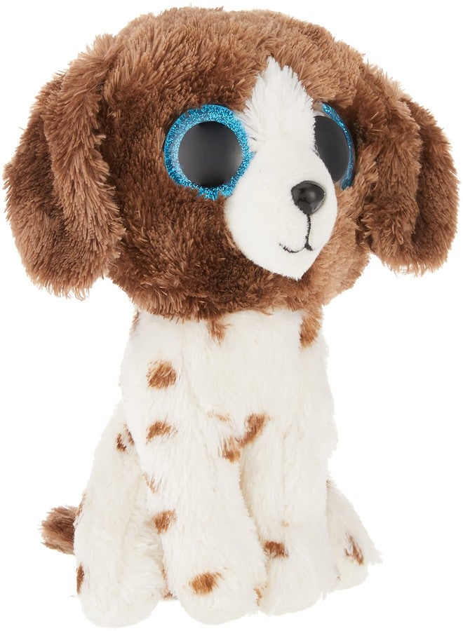 TY 2007517 Muddles Brown & White Dog Beanie Boo Stuffed Animal, Multicoloured, 15 cm - Image 1