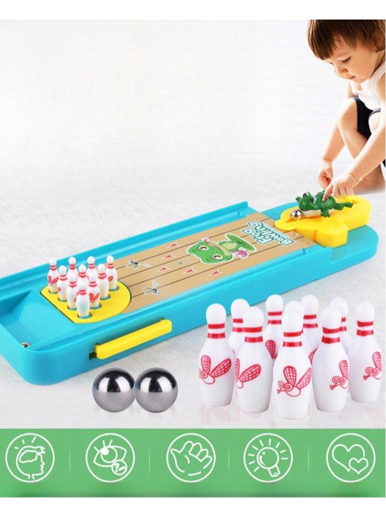 MIXDE Tabletop Mini Bowling Game Set Toddler Bowling Set - Image 2