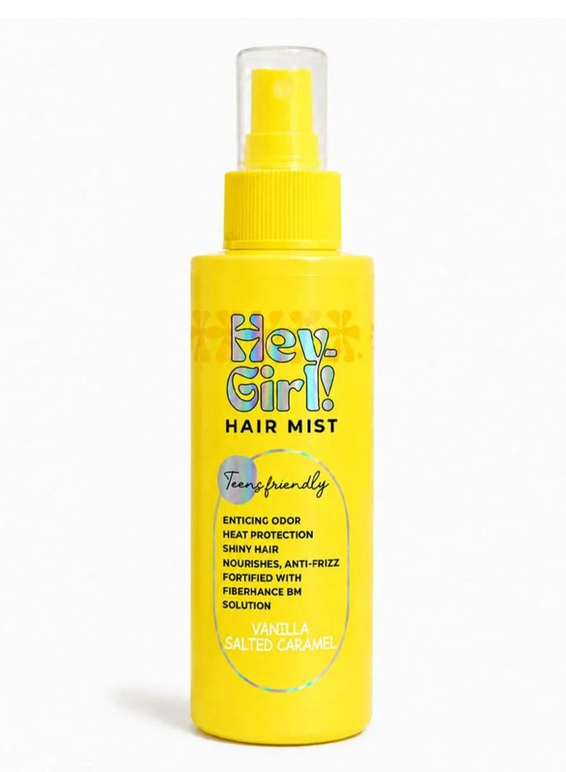 Hey Girl Vanilla Salted Caramel Hair Mist 100ml - Image 1