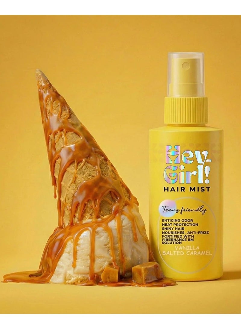 Hey Girl Vanilla Salted Caramel Hair Mist 100ml - Image 2