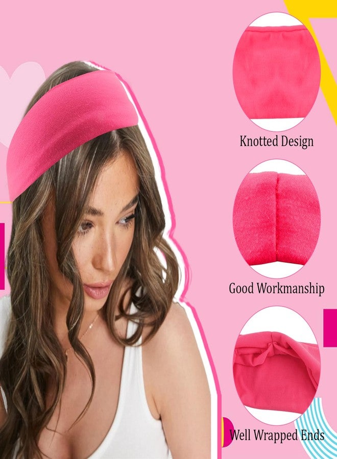 KICOSY 4PCS 80s 90s Neon Headband for Women Neon Accessories Sweat Hairbands Non-Slip Sports Headband Sweatbands Retro Party Cospaly - Image 5