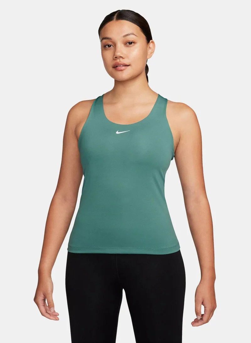 نايكي Women's Swoosh Medium-support Padded Sports Bra Tank