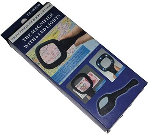 Inditradition Multi-Functional Folding Handheld Magnifier, Reading Magnifying Glass with in-Built LED (3X Zoom) - Image 5