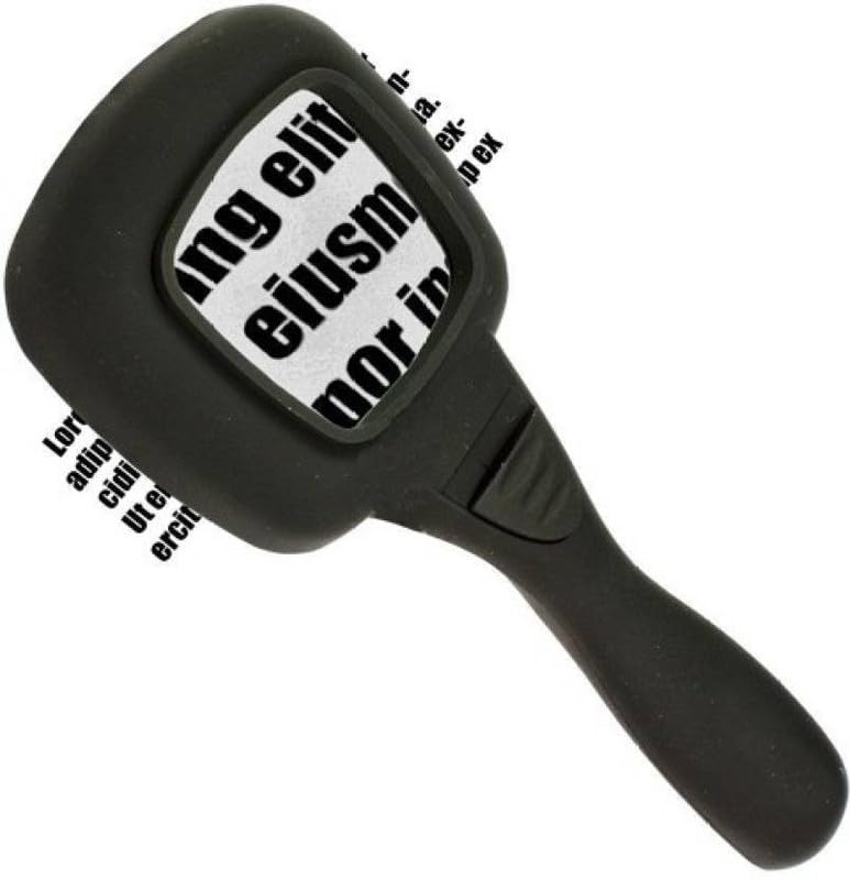 Inditradition Multi-Functional Folding Handheld Magnifier, Reading Magnifying Glass with in-Built LED (3X Zoom) - Image 1