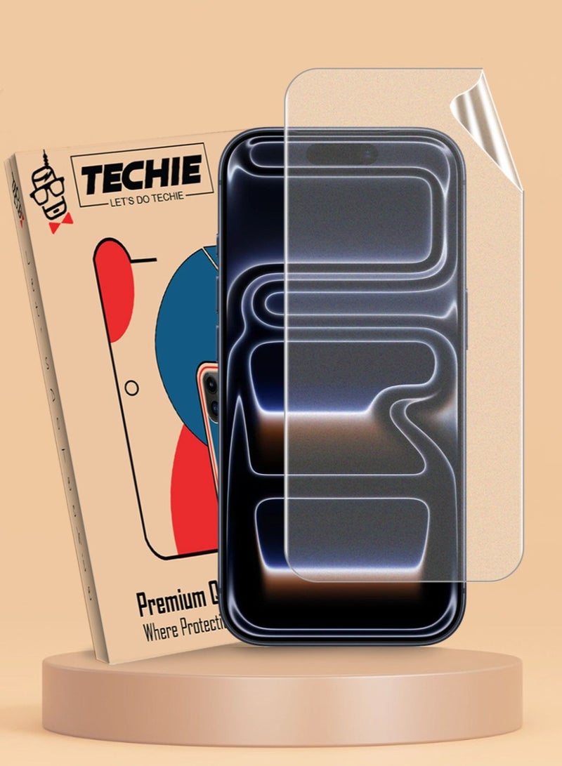 Techie iPhone 17 Pro Screen Protector – Full HD Hydrogel Film, Explosion-Proof, Full Coverage, Anti-Scratch, Bubble-Free, Easy Installation (Hoco Series) - Image 1