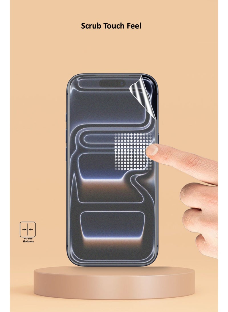 Techie iPhone 17 Pro Screen Protector – Full HD Hydrogel Film, Explosion-Proof, Full Coverage, Anti-Scratch, Bubble-Free, Easy Installation (Hoco Series) - Image 4