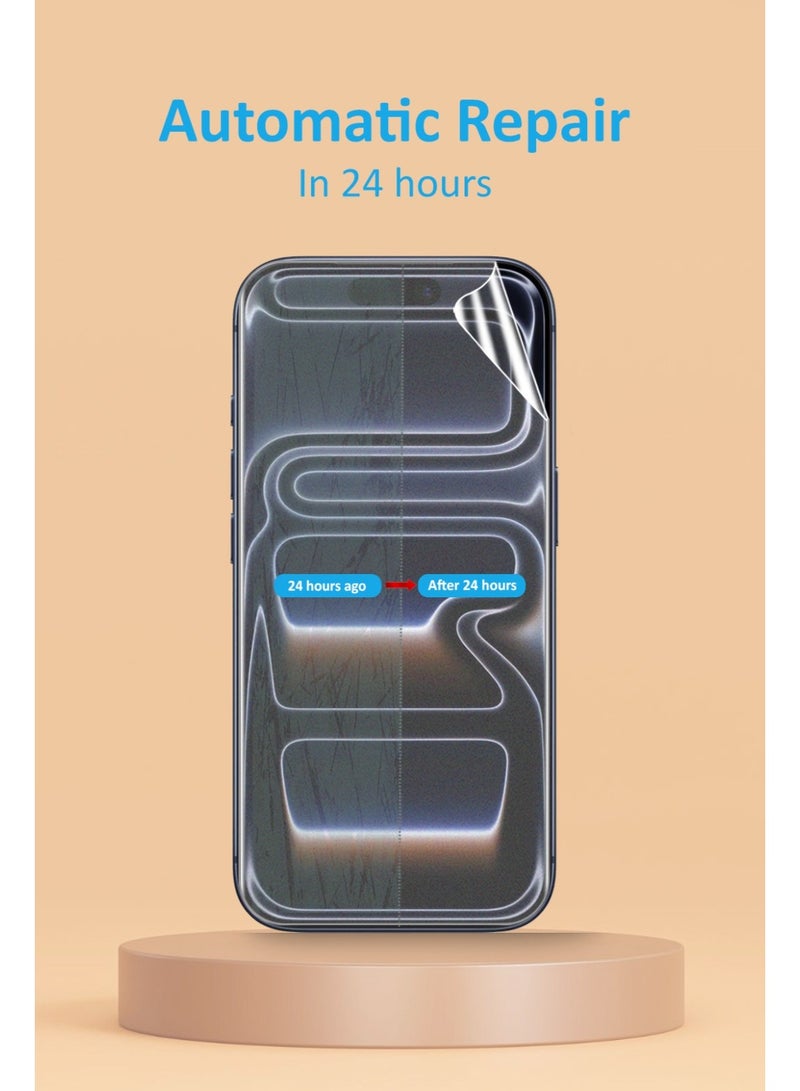 Techie iPhone 17 Pro Screen Protector – Full HD Hydrogel Film, Explosion-Proof, Full Coverage, Anti-Scratch, Bubble-Free, Easy Installation (Hoco Series) - Image 2