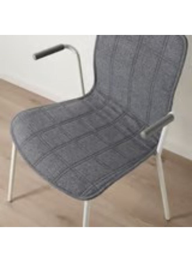 غطاء كرسي رمادي متوسط - Image 5