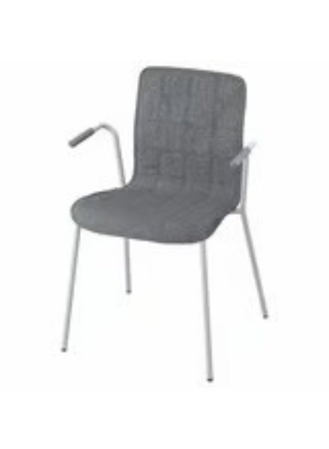 غطاء كرسي رمادي متوسط - Image 3