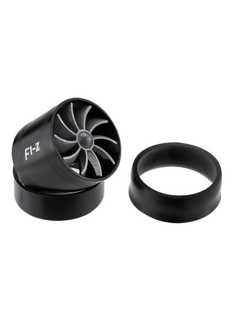 Universal Fuel Gas Saver Air Filter Intake Single / Double Supercharger Turbine Turbo Fan