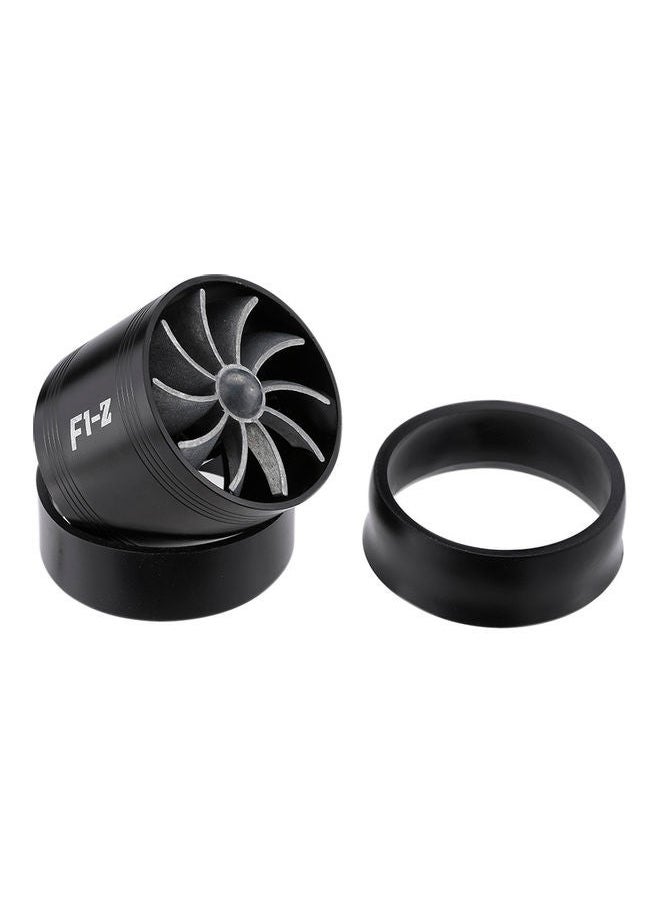 NIBEMINENT - Universal Fuel Gas Saver Air Filter Intake Single / Double Supercharger Turbine Turbo Fan - Image 1