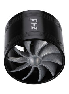 NIBEMINENT Universal Fuel Gas Saver Air Filter Intake Single / Double Supercharger Turbine Turbo Fan  - Image 4