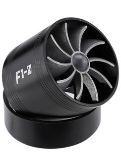 NIBEMINENT Universal Fuel Gas Saver Air Filter Intake Single / Double Supercharger Turbine Turbo Fan  - Image 2