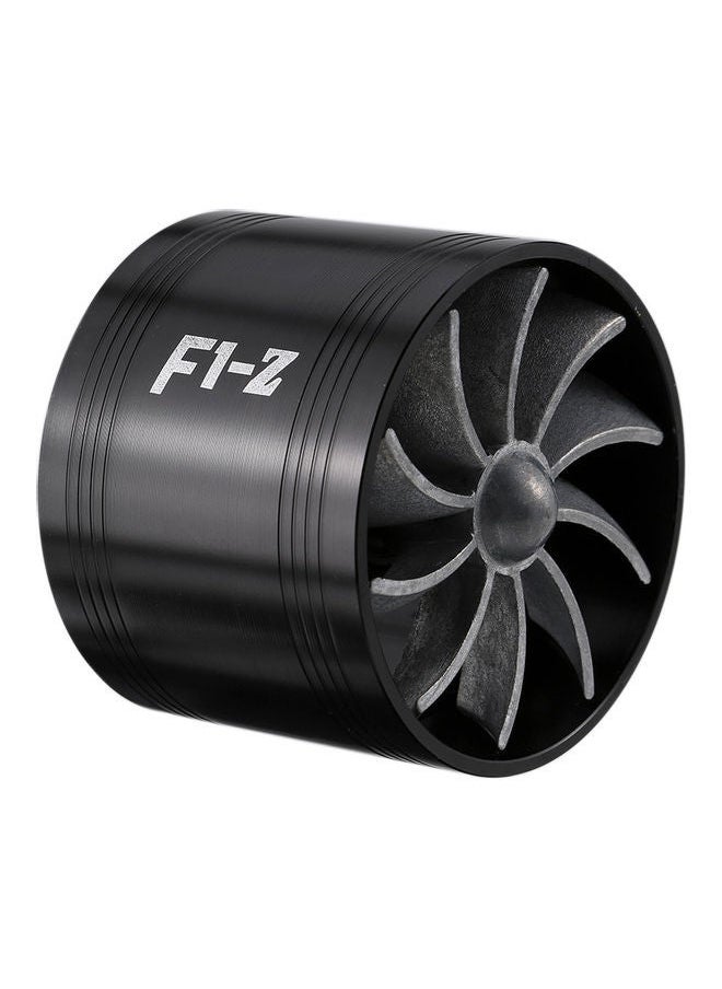 NIBEMINENT - Universal Fuel Gas Saver Air Filter Intake Single / Double Supercharger Turbine Turbo Fan - Image 1