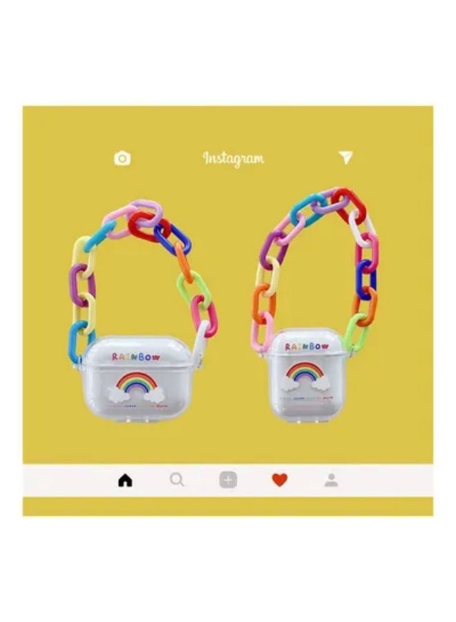Compatible with AirPods Case with Colored Bracelet Cute Girls Boys Woman Case Hard PC Cover Case for Airpods 2 &1 - Image 4
