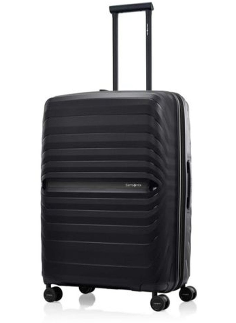 Samsonite Octolite Neo Suitcase Check-In Size 75 cm / 28 inch, 4 Spinner Wheels, Polypropylene, Black|TSA Combination Lock|Expandable|Anti-Theft Secuirty Zipper|Inner Mesh Pocket - 3 Years International Warranty - Image 1