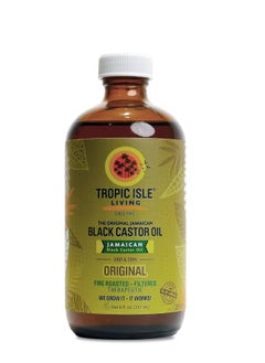 Tropic Isle Living Tropic Isle Living Jamaican Black Castor Oil 8oz - For Hair Growth, Skin Conditioning, Eyebrows & Eyelashes, Scalp and Nail Care. Strengthen, Moisture & Repair  - Image 1