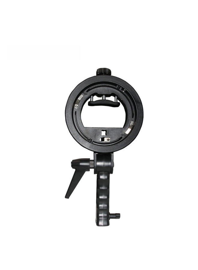 k6 Direct Hot Shoe Lamp Holder Round Short Handle S Chuck Flash Lamp Holder Baorong Linglong Mouth Base S Bracket - Image 5