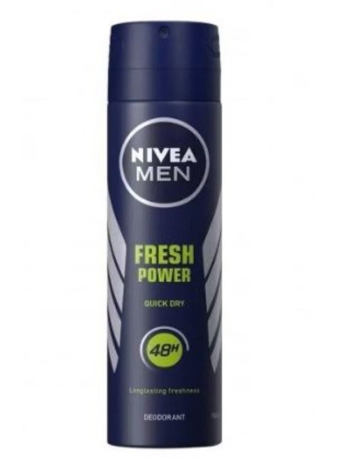 Nivea Nivea Deodorant Spray for Men Fresh Power 150 ml
