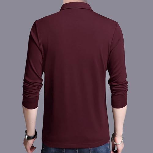 Noble Monk Men's Regular Fit Polo T Shirt |Full Sleeves |Collar Tshirts | Casual T-Shirt for Men - Image 5