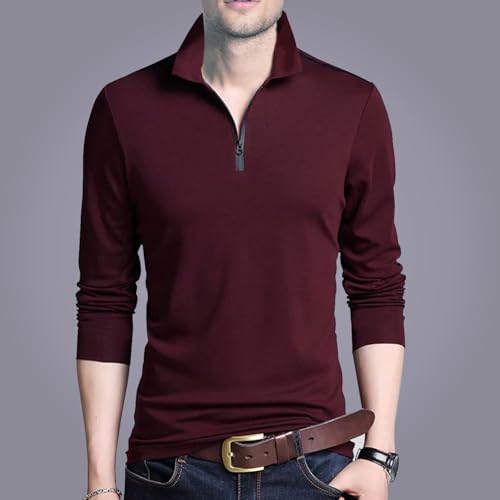 Noble Monk Men's Regular Fit Polo T Shirt |Full Sleeves |Collar Tshirts | Casual T-Shirt for Men - Image 4