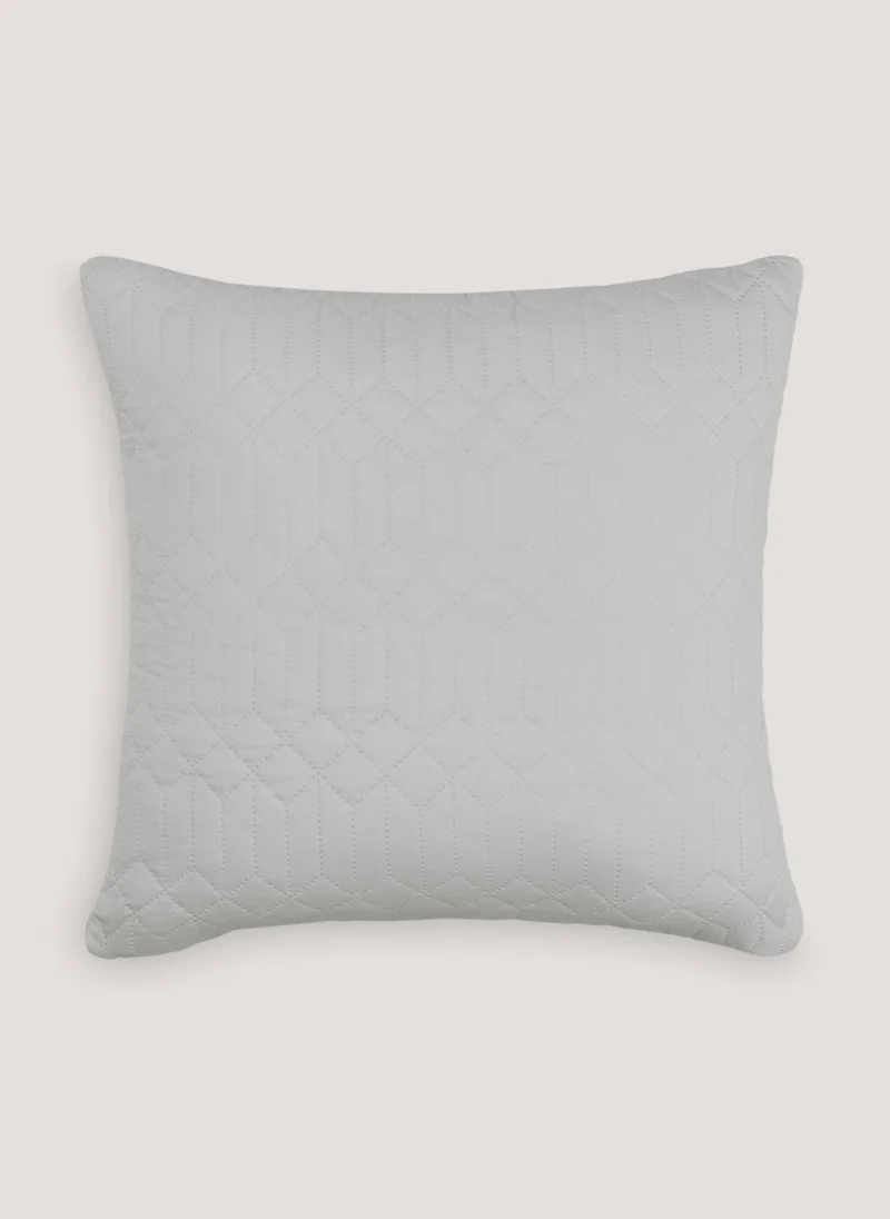 Matalan Grey Geo Pinsonic Cushion