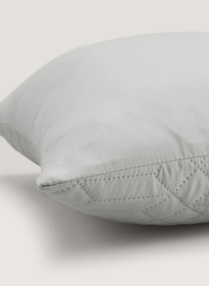 Matalan Grey Geo Pinsonic Cushion