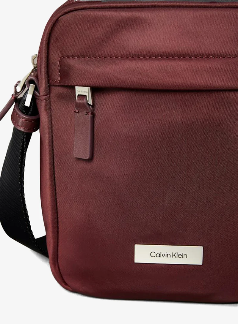 CALVIN KLEIN Brown Logo Messenger Bag for Men | Best Price UAE