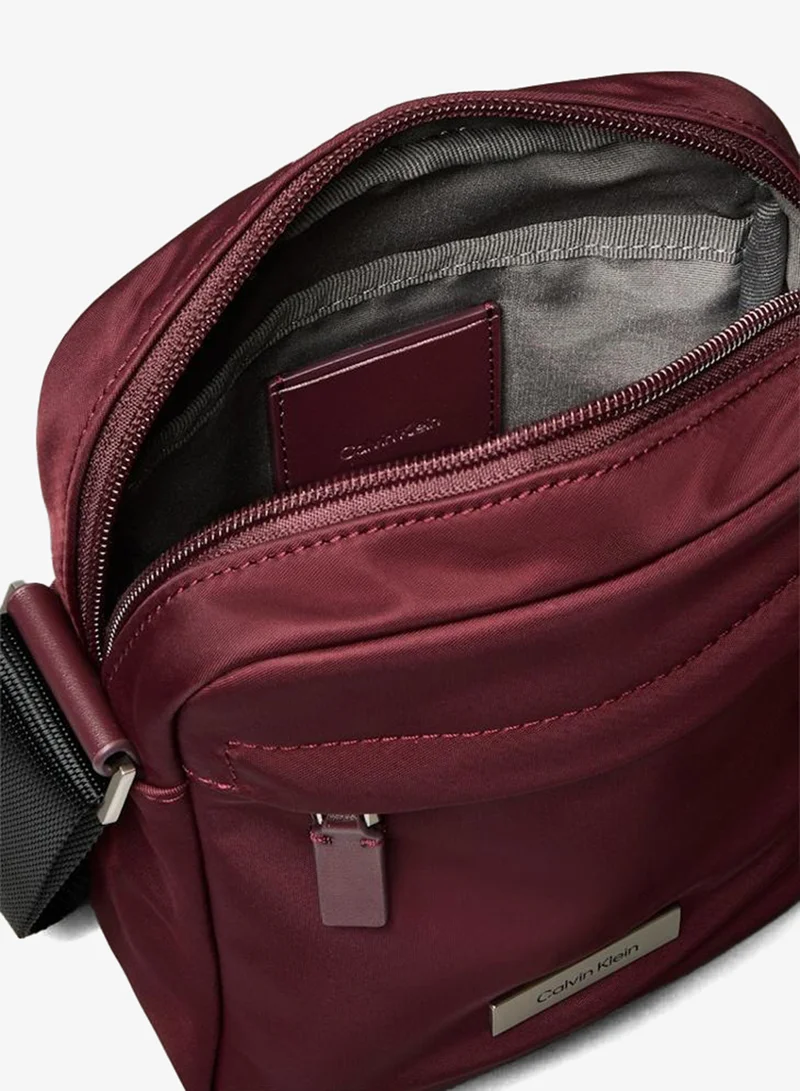 CALVIN KLEIN Brown Logo Messenger Bag for Men | Best Price UAE