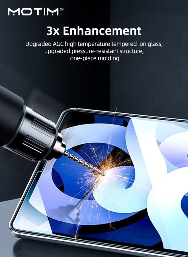 موتيم حزمة من 2 واقي شاشة لجهاز iPad  iPad (A16) الجيل الحادي عشر 11 بوصة 2025/iPad الجيل العاشر) 2022 10.9 بوصة، فيلم زجاجي مقوى عالي الدقة لجهاز iPad الجيل الحادي عشر 11 بوصة (2025 A3354/A3355/A3356) و iPad الجيل العاشر 10.9 بوصة (2022 A2696/A2757/A2777 - Image 3