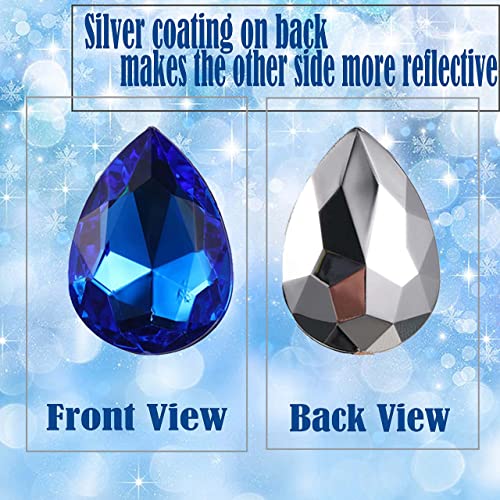RICHNESS Pirate Treasure Jewels Jumbo Bling Diamonds Multi-Colored Treasure for Pirate Party Pack of 80pcs - Image 4