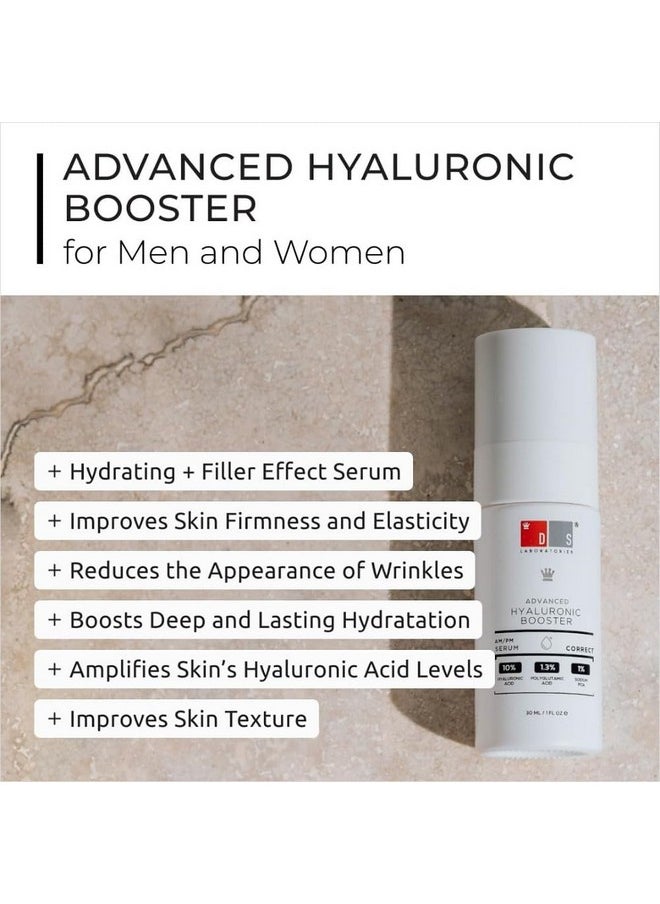 DS LABORATORIES Hyaluronic Acid Serum For Face Hyaluronic Hydrating Skin Care Anti Aging Facial Serum For Dry Skin Wrinkle Fine Line Improves Skin Tone Fragrance Paraben Free 100% Vegan  - Image 2