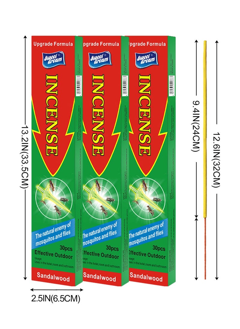 sweet dream - 2 Pack Mosquito Repellent Incense Sticks , Mini Citronella Mosquito Bug Repellent Incense Stick,DEET Free - Image 1