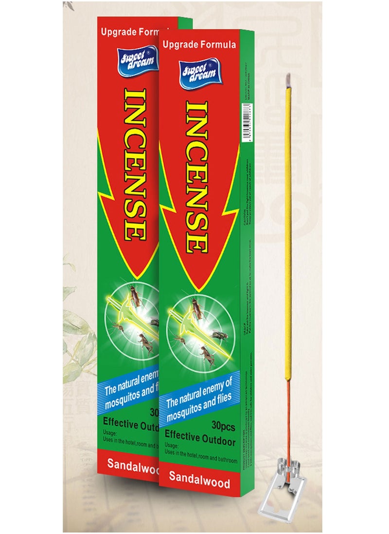 sweet dream - 2 Pack Mosquito Repellent Incense Sticks , Mini Citronella Mosquito Bug Repellent Incense Stick,DEET Free - Image 1