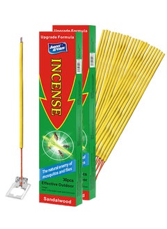 2 Pack Mosquito Repellent Incense Sticks , Mini Citronella Mosquito Bug Repellent Incense Stick,DEET Free
