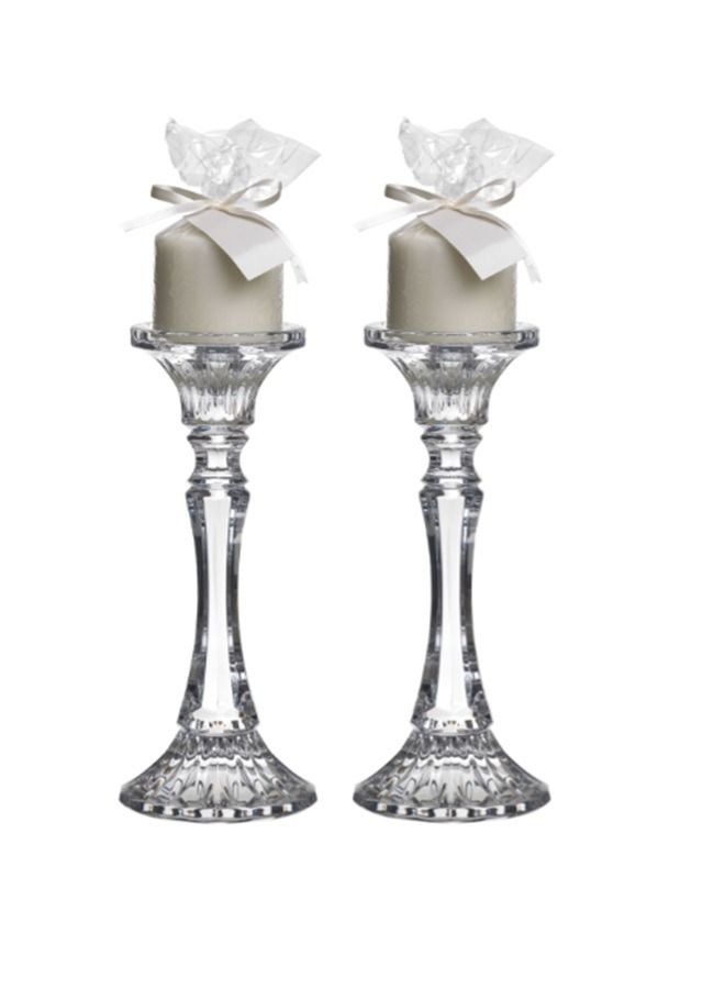 Rogaska حامل شموع روتشستر من قطعتين 30 سم - Image 2