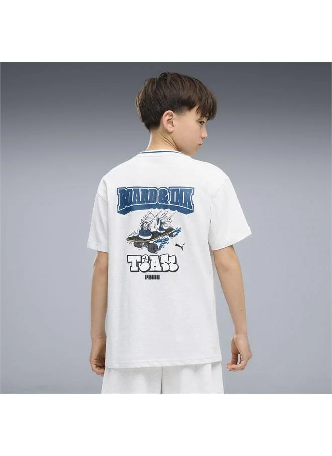 Puma MID 90s Relaxed Back Graphic Tee Youth