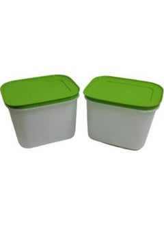 Tupperware Tupperware Plastic Utility Container 1100 ml Pack of 2 (Multicolor)  - Image 1